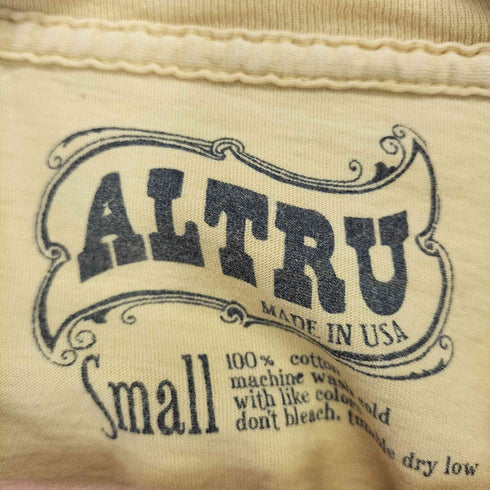 ALTRU STONE AGIN USA製 フロントプリントクルーネックTシャツ Y2K レディース S