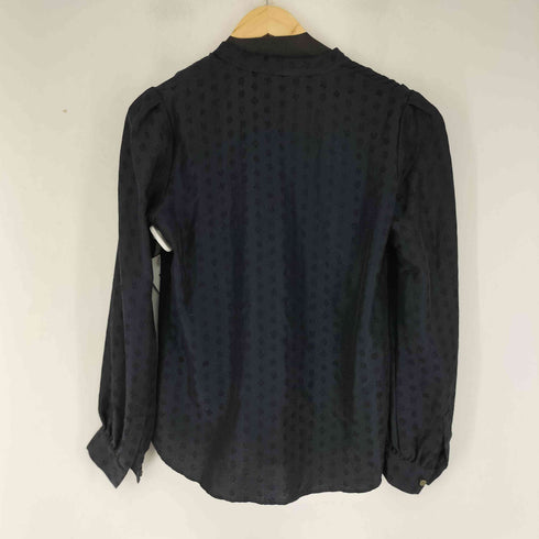 ピーエスポールスミス PS Paul Smith 総柄 ボウタイ ブラウス レディース 40