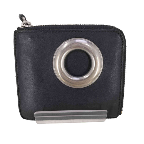 コムデギャルソン COMME des GARCONS シルバーアイレット レザー コインケース 小銭入れ メンズ