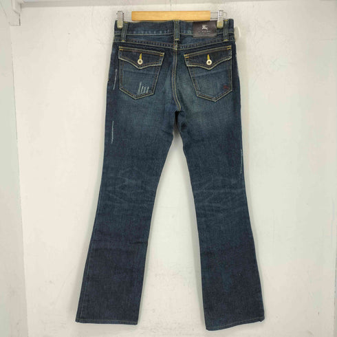 バーバリーブラックレーベル BURBERRY BLACK LABEL ダメージ加工 デニムパンツ メンズ 70