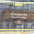 バーバリーブラックレーベル BURBERRY BLACK LABEL ダメージ加工 デニムパンツ メンズ 70