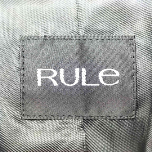 RULE コットンシルク混 襟デザイン コート レディース