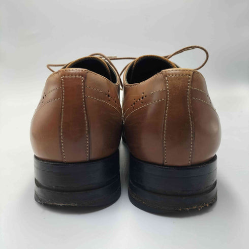 キャサリンハムネットロンドン KATHARINE HAMNETT LONDON スクエアトゥ 外羽根 ストレートチップ 革靴 メンズ 24.5