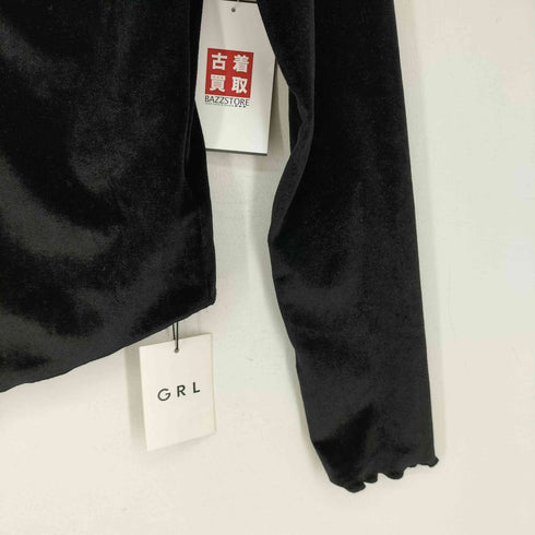 グレイル GRL ワンショルダーベロアシャーリングトップス レディース JPN:M