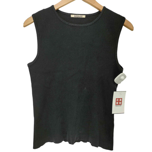 オーラリー AURALEE HIGH GAUGE RIB KNIT SLEEVELESS タンクトップ レディース JPN:1