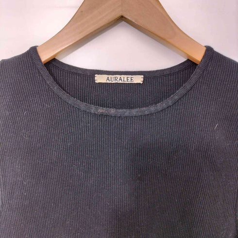 オーラリー AURALEE HIGH GAUGE RIB KNIT SLEEVELESS タンクトップ レディース JPN:1