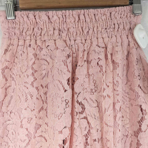 総レース ワイドパンツ レディース