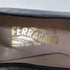 サルヴァトーレフェラガモ Salvatore Ferragamo スクエアトゥ クロコ 型押 ヒール パンプス レディース US:6