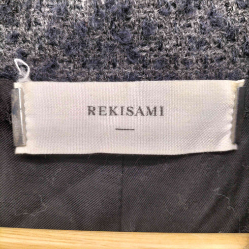 レキサミ REKISAMI ウールモヘヤ混 チェスターコート レディース