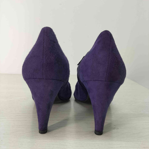 プラダ PRADA スウェード ヒール パンプス レディース EUR:37
