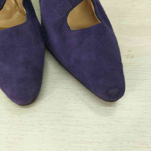 プラダ PRADA スウェード ヒール パンプス レディース EUR:37