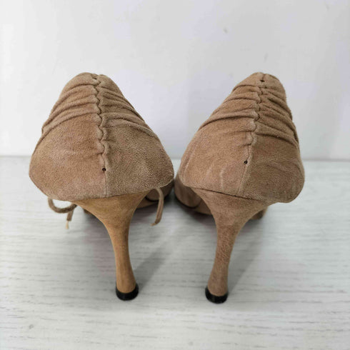 マノロブラニク MANOLO BLAHNIK スウェード ヒール パンプス レディース EUR:37