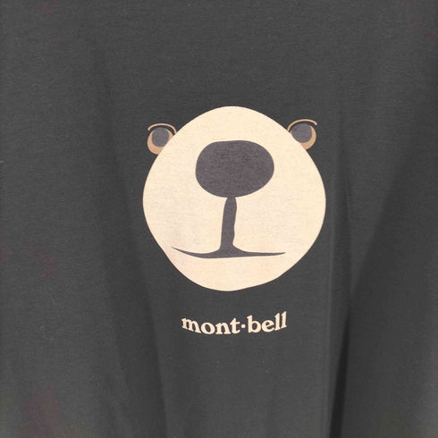 モンベル mont bell クマ顔プリントTシャツ メンズ JPN:XL