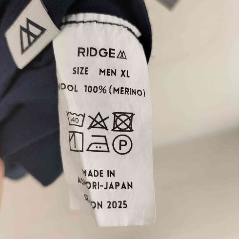 リッジマウンテンギア RIDGE MOUNTAIN GEAR Merino Basic Short Sleeve Tee ウール地 Tシャツ メンズ JPN:XL