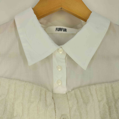 ファーファー furfur 25aw オフショルレイヤードニット レディース ONE SIZE