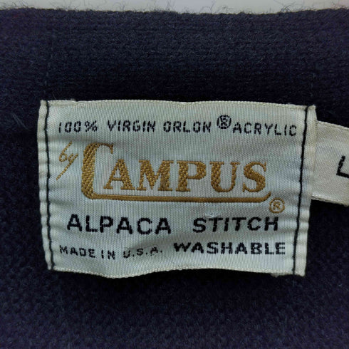 キャンパス CAMPUS USA製 ORLON カーディガン メンズ import:L