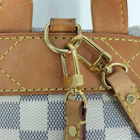 ルイヴィトン LOUIS VUITTON ダミエ・アズール スペロンBB PVCコーティングキャンバス レザー リュックサック バックパック バッグ レディース