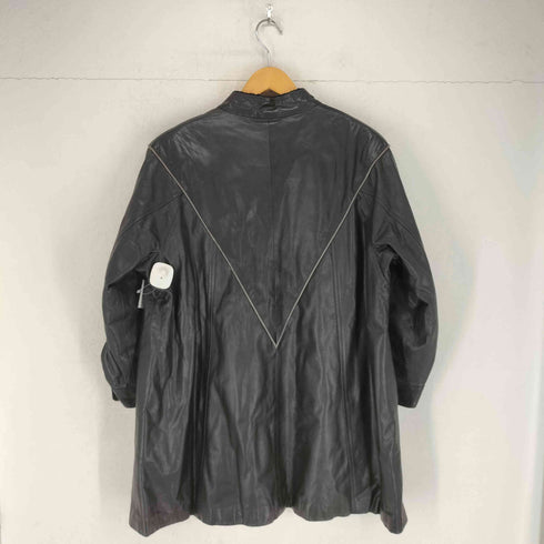TEIEMU real leather 裏地ファーリアルレザーコート レディース 13
