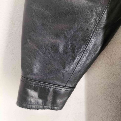 TEIEMU real leather 裏地ファーリアルレザーコート レディース 13