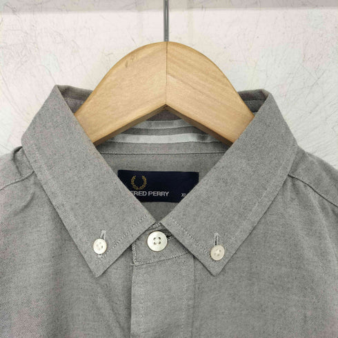 フレッドペリー FRED PERRY ロゴ刺繍 L/S ボタンダウンシャツ メンズ JPN:XL