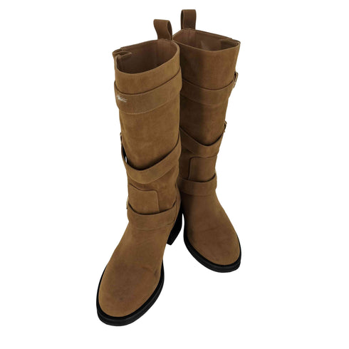 リリーブラウン Lily Brown 25ss 3バックルミドルブーツ レディース JPN:L