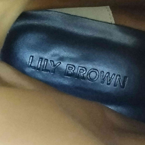 リリーブラウン Lily Brown 25ss 3バックルミドルブーツ レディース JPN:L