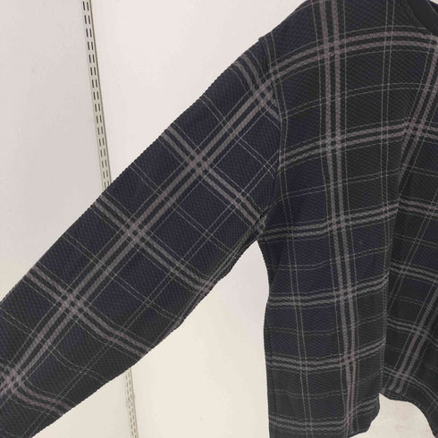 ステューシー Stussy DISCHARGED PLAID WAFFLE CREW メンズ import:L