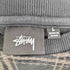 ステューシー Stussy DISCHARGED PLAID WAFFLE CREW メンズ import:L