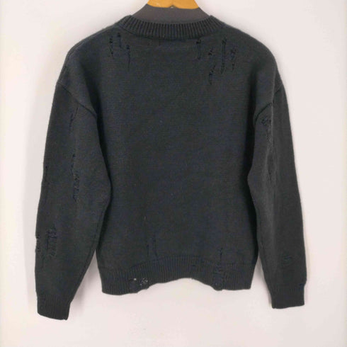ヒステリック HYSTERIC 21AW SAFETY PIN編込 プルオーバー ニット セーター レディース FREE