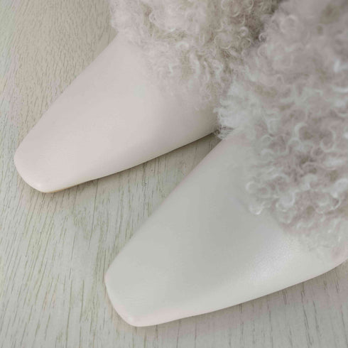 エイミーイストワール eimy istoire 24aw French poodle fur ブーツ レディース JPN:L