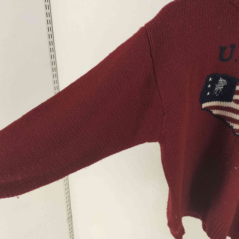 ユーエスポロアッスン U.S.POLO ASSN 00S 星条旗デザインニット メンズ import:L