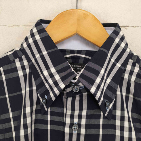 バーバリーブラックレーベル BURBERRY BLACK LABEL チェックL/Sシャツ メンズ JPN:3