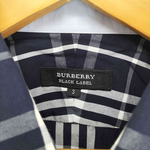 バーバリーブラックレーベル BURBERRY BLACK LABEL チェックL/Sシャツ メンズ JPN:3