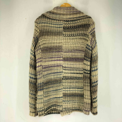 アルチザン ARTISAN マルチカラー ダブルブレスト ニットジャケット レディース JPN:M