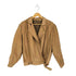 Guido Longinotti real leather MADE IN ITALY 裏地ペイズリーリアルレザージャケット レディース 38