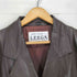 LEEGA lamb leather ラムレザーダブルハーフコート レディース F
