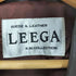 LEEGA lamb leather ラムレザーダブルハーフコート レディース F