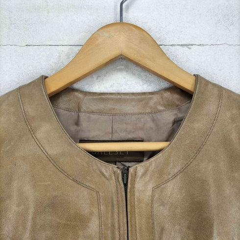 ボールジー BALLSEY cow leather カウレザーシングルライダースジャケット レディース 38