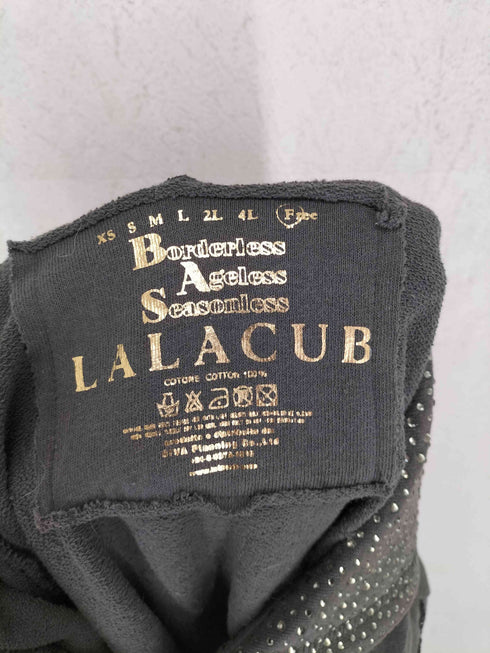 LALACUB Y2K スタッズ ジップアップパーカー レディース FREE