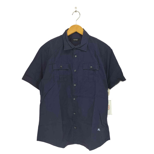 バーバリーブラックレーベル BURBERRY BLACK LABEL S/Sサファリシャツ メンズ JPN:3