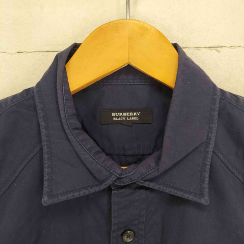 バーバリーブラックレーベル BURBERRY BLACK LABEL S/Sサファリシャツ メンズ JPN:3