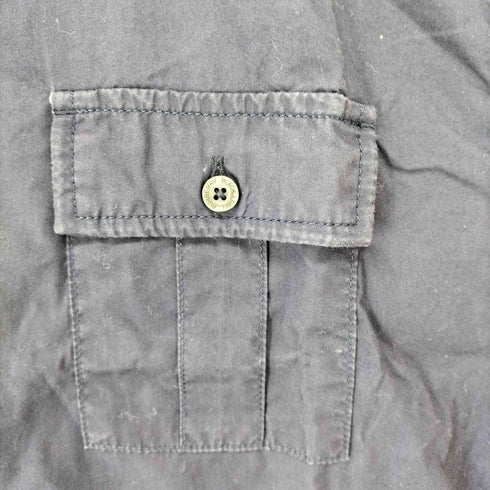 バーバリーブラックレーベル BURBERRY BLACK LABEL S/Sサファリシャツ メンズ JPN:3