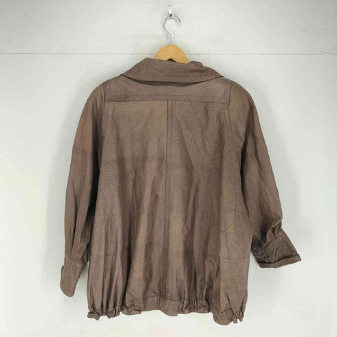F.TAKAKO real leather リアルレザージップジャケット レディース M