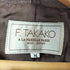 F.TAKAKO real leather リアルレザージップジャケット レディース M