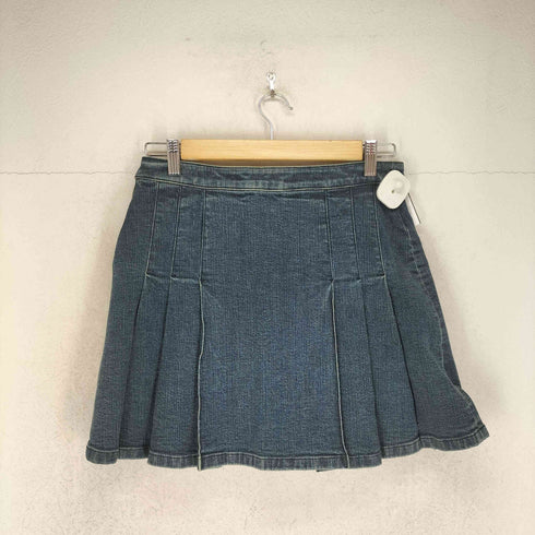 マリークワント MARY QUANT Y2K デニムプリーツスカート レディース M