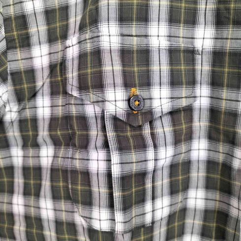 バーバリーブラックレーベル BURBERRY BLACK LABEL S/Sチェックシャツ メンズ JPN:3