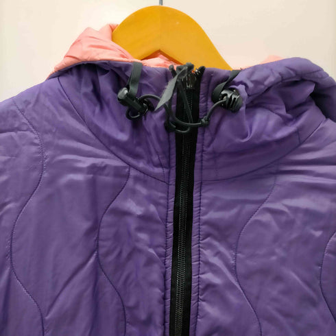 ワイルドシングス WILD THINGS 90S OLD USA製 中綿 リバーシブル キルティング ナイロン ブルゾン ジャケット PRIMALOFT プリマロフト メンズ