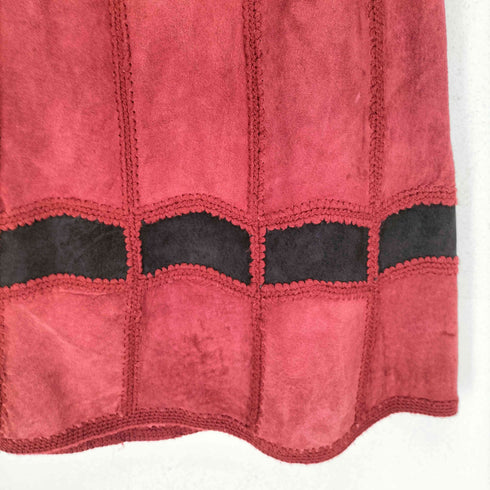pig leather ピッグスエードスカート レディース