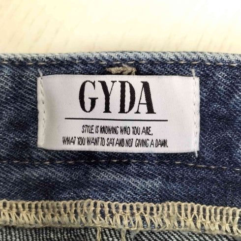 ジェイダ GYDA 23AW Vintageデニムスカートライクショートパンツ レディース JPN:S