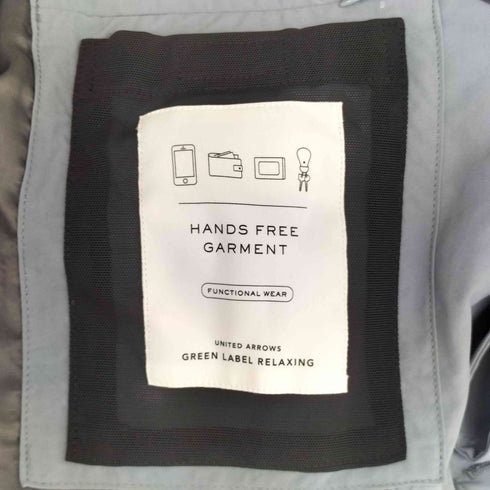 ユナイテッドアローズグリーンレーベルリラクシング UNITED ARROWS green label relaxing ナイロンオックス ステンカラーコート ‐撥水‐ メンズ JPN:L